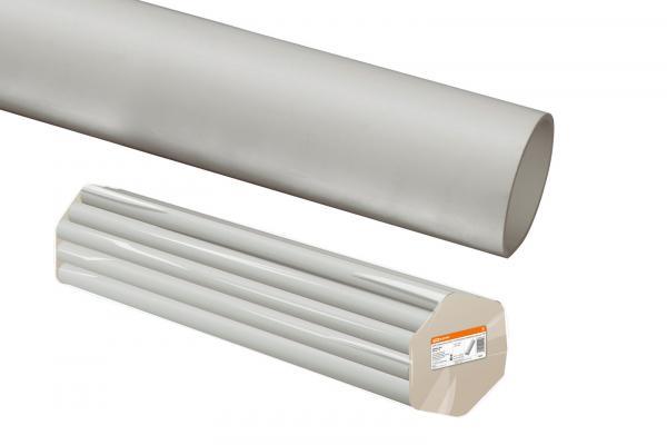 Труба ПВХ 40мм жесткая гладкая легкая серая TDM (57м)