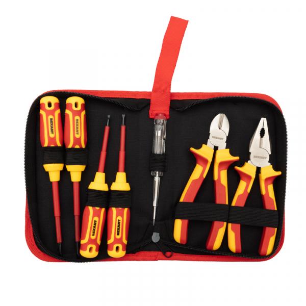 Набор диэлектрического инструмента REXANT RI-01, 7 предметов, до 1000 В, тканевый пенал 12-4691-3