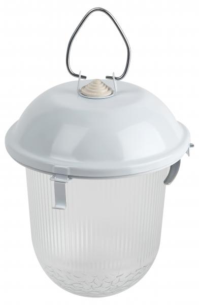 Светильник НСП max 100Вт 170х260 IP54 E27 02-100-001 без решетки Желудь сталь / стекло белый ЭРА