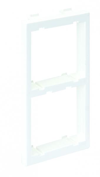 Simon Адаптер вертикальный на 2 модуля K45, S-модуль, белый S62-9