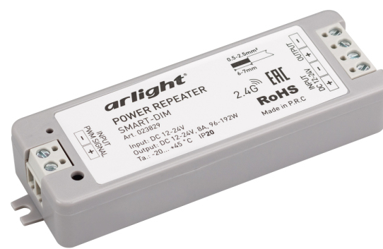 Arlight Усилитель SMART-DIM (12-24V, 1x8A)